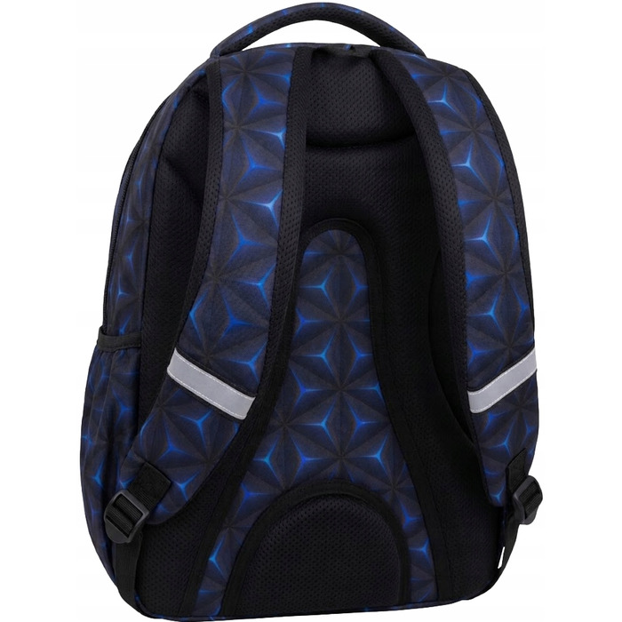 Багатофункціональний шкільний рюкзак CoolPack, чорно-синій, 28 л