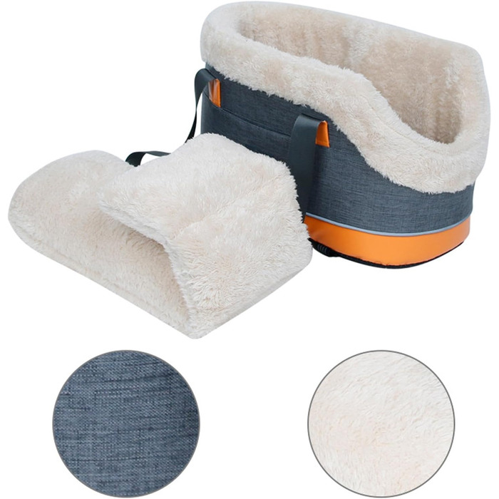 Автокрісло для собак та котів, 42 x 23 x 23 см - зручне та безпечне автокрісло для тварин