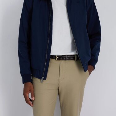 Чоловічий шкіряний ремінь Dockers, колір коричневий