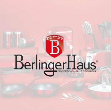 Набір сковорідок Berlinger Haus Metallic Line Edition (3 шт.), Rose Gold, нержавіюча сталь 18/8