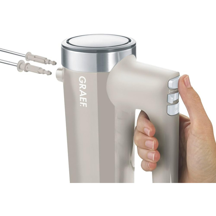 Graef Hand Mixer HM508 | 600 Watt | 7 Speed Settings Turbo Button