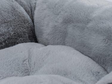 LunaLounge Snuggle Bed for Dogs and Cats in 3 Sizes and Colors (M, Grey)