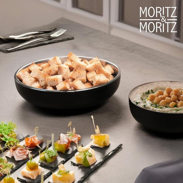 Набір посуду Moritz & Moritz VIDA на 12 осіб (36 предметів) - сучасний керамічний посуд для ресторану, мікрохвильовки та посудомийної машини
