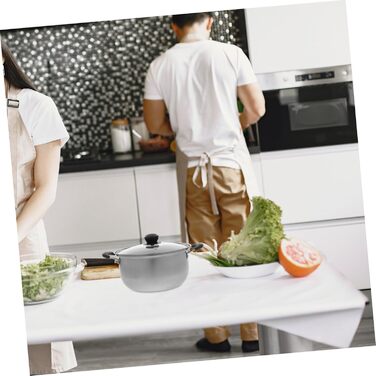 Нержавіюча каструля для приготування супу з товстим дном та вставкою для приготування на пару, сумісна з газовими та електричними плитами