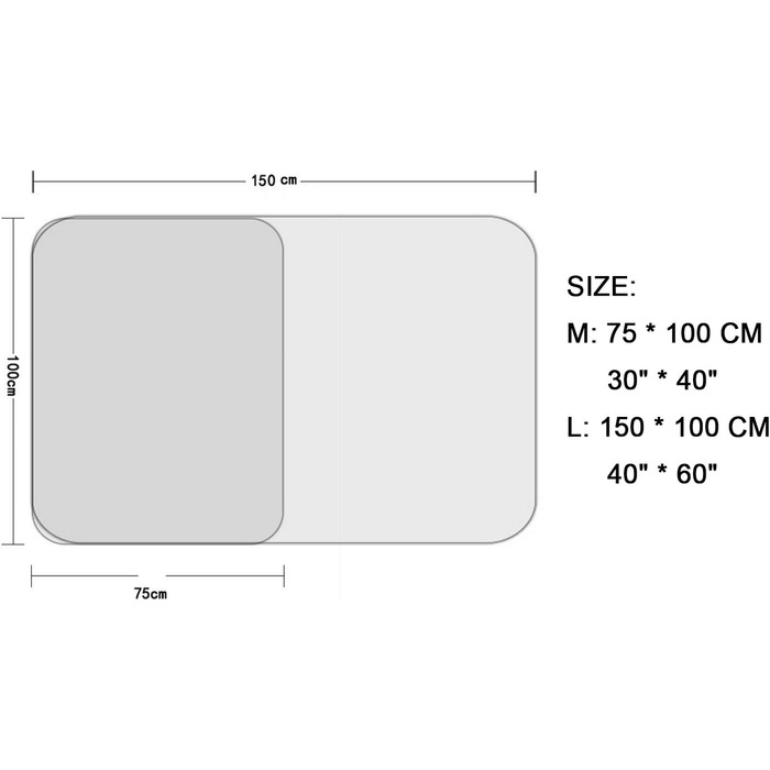 Флатуша плед для собак та котів LeerKing, 100 x 150 см, сірий. Двошаровий, м'який, для дивана, ліжка, авто. Можна прати.