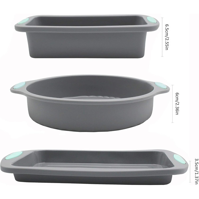 Encounter 41-Piece Silicone Baking Pan Set: Silicone Cake Molds, Baking Sheet, Donut Pan, Silicone Muffin Pan with 36 Pack Silicone Baking Cups, Dishwasher Safe