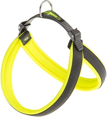 Шлейка для собак Ferplast Agila Fluo 3, неонове зелений, розмір 3, 37-57 см