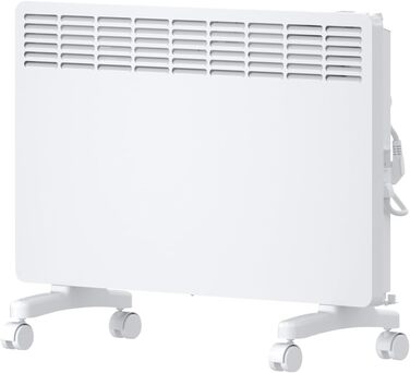 Електричний конвекторний обігрівач Stiebel Eltron 2 kW з терморегулятором, для приміщень до 25 м², TÜV geprüft, з роликами, 204450