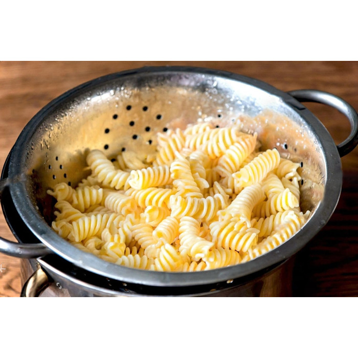 Ніж сито для макаронів Menax - нержавіюча сталь, кухонне сито, 18/24 см