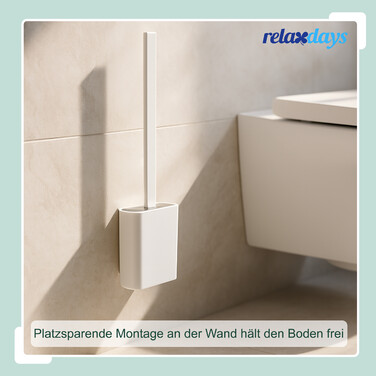 Wall-Mounted Toilet Brush
