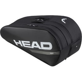 HEAD Tour Racquet Bag - Black/White
