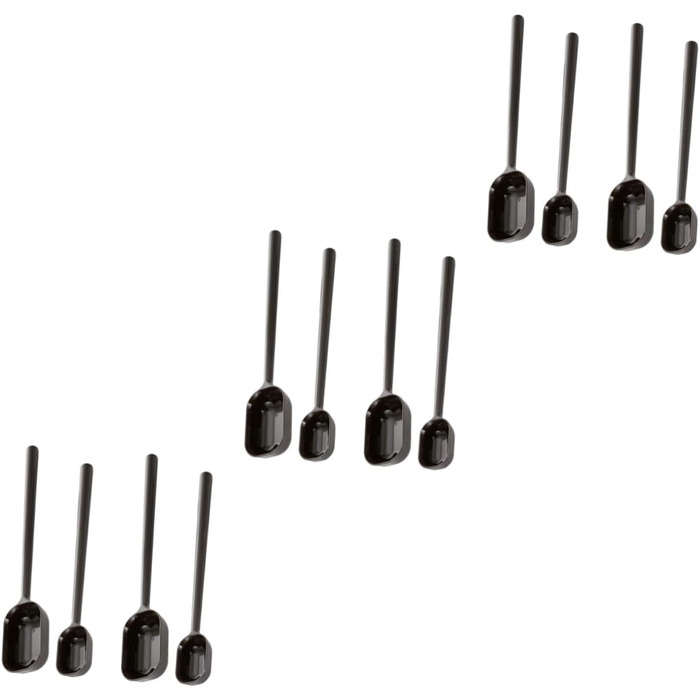 HOMSFOU 12-Piece Measuring Cups Vintage Coffee Spoons Baby