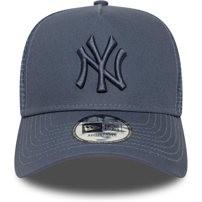 Кепка бейсболка New Era A-Frame Trucker з сіткою, регульована, літня, Нью-Йорк Янкиз, блакитна