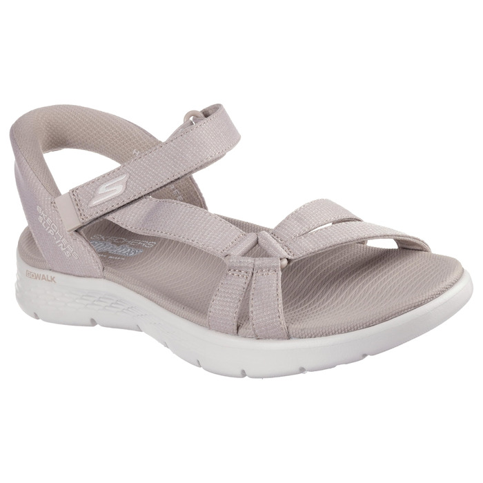 Сандалі жіночі Skechers Go Walk Flex Illuminate Hands Free Slip-ins Taupe 36 EU