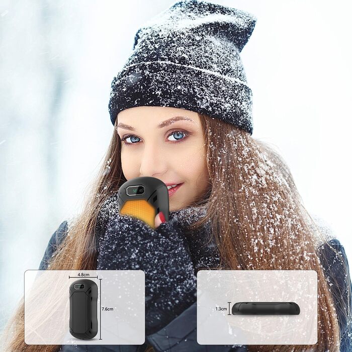 Електричні грілки для рук 2 шт., 6000 мАг, перезаряджувані, магнітні, 3 режими нагріву, USB, для жінок, чоловіків, дітей