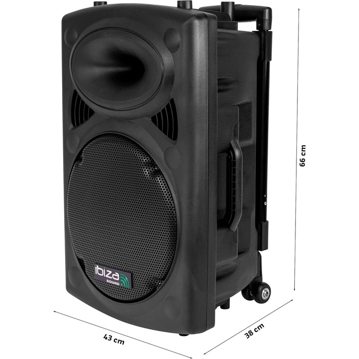 Портативна акустика Ibiza PORT12VHF-BT 12