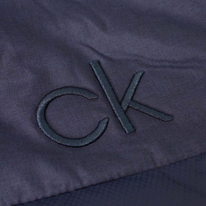 Чоловіча сумка Cavin Klein з водонепроникним покриттям, велика, темно-синя