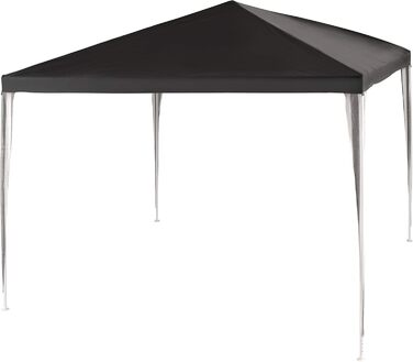 Nexos GM36000 PE-Pavilion Party Tent for Garden, Terrace, Market, Camping, Festival as Shelter and Waterproof Cover, 3 x 3 m White (Anthracite)