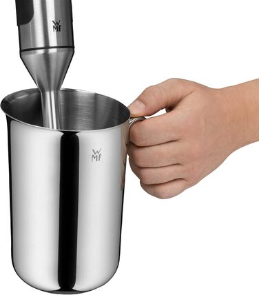 WMF Function Bowls Mixing Bowl 1.75l, with handle, polished Cromargan stainless steel, scaling & Gourmet Glass Measuring Cup 1.0l, heat-resistant glass, scaling for liters, milliliters, cups, and grams