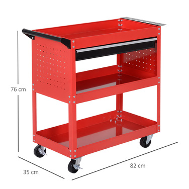 HOMCOM Garden Bench, 60 kg Weight Capacity, Red, Weatherproof & Stable, Ideal for Garden & Patio