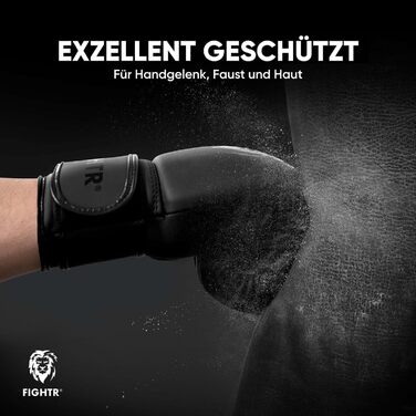 Боксерські рукавички для дітей FIGHTR® 04/06 oz з сумкою | для боксу, MMA, муай-тай, кікбоксингу та єдиноборств | чорний колір