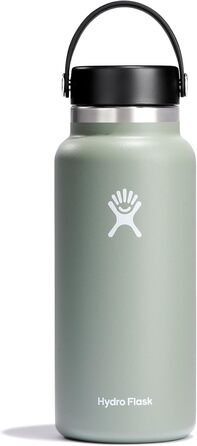 Фляга для води Hydro Flask 946 мл (32oz) з нержавіючої сталі - спортивна термофляка з герметичним кришкою та ремінцем. Можна мити в посудомийній машині.