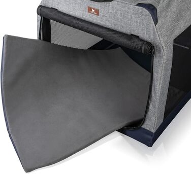 Складана переносна собача будка Knuffelwuff для автомобіля з алюмінієвим каркасом, 76x51x48 см