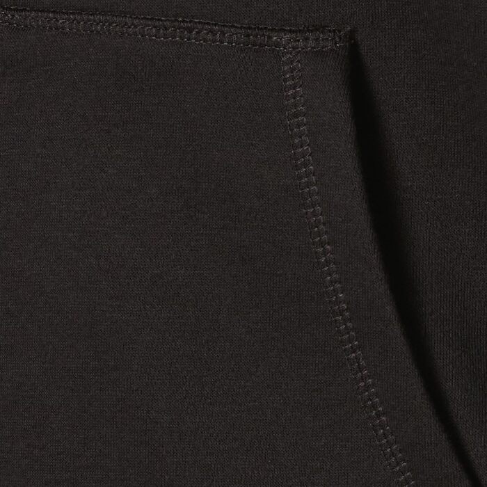 Чоловіча флісова толстовка з каптуром та zip-застібкою Amazon Essentials, розмір XL, чорна (Big & Tall)