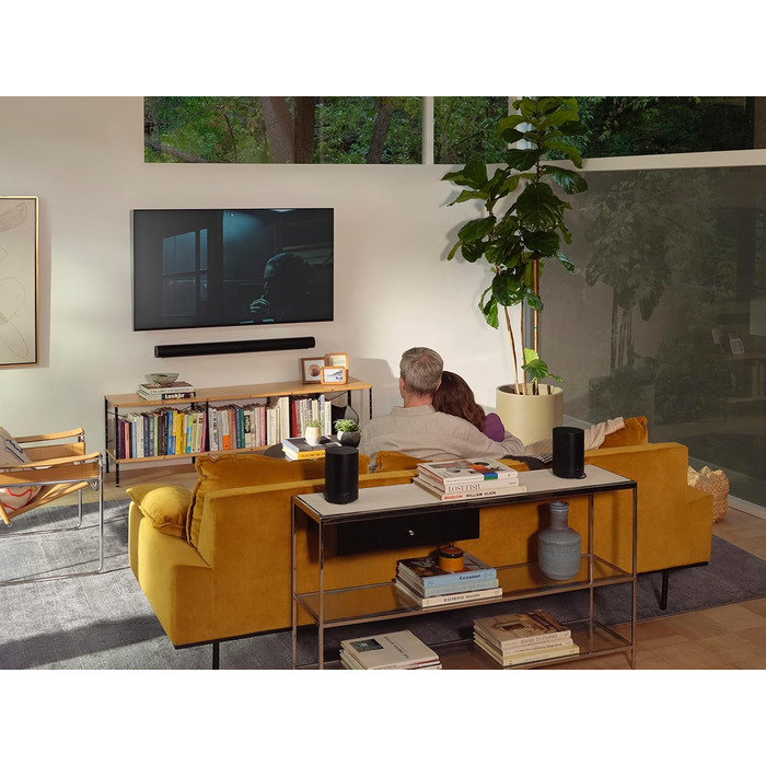 Sonos Era 100: Розумна колонка Wi-Fi/Bluetooth з Alexa, чорна