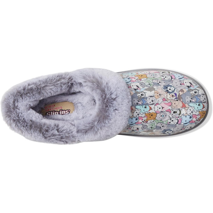 Домашні тапочки Skechers Bobs Cozy Kiss - Paw Jams, сірі, 41 EU
