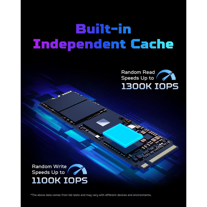 SSD Acer Predator GM7000 2TB NVMe PCIe Gen4 з DRAM Cache - 7400 MB/s для ПК, ноутбука та PS5