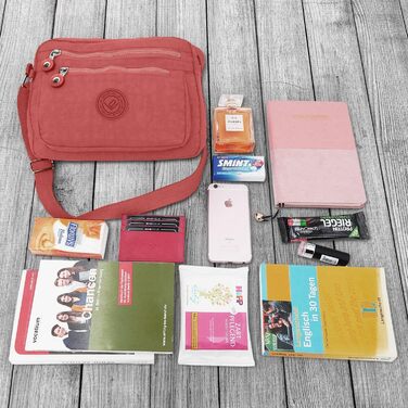 Сумка через плече жіноча та підліткова ekavale Koralle з водовідштовхувального нейлону