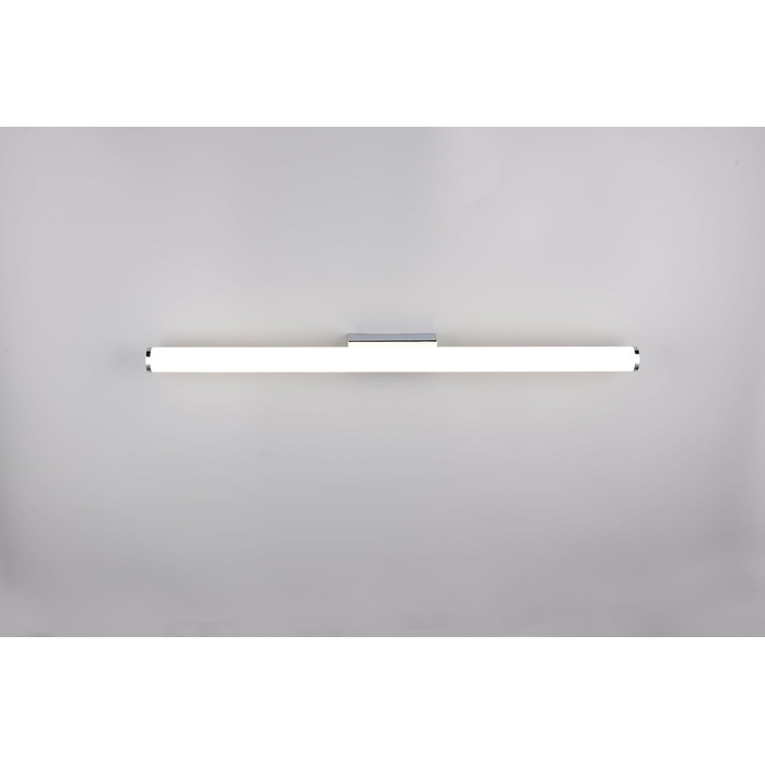 Trio Leuchten LED Bathroom Wall Light Mattimo 283274106, Metal Chrome, White Plastic, 4.3 Watt LED (Width 80cm)