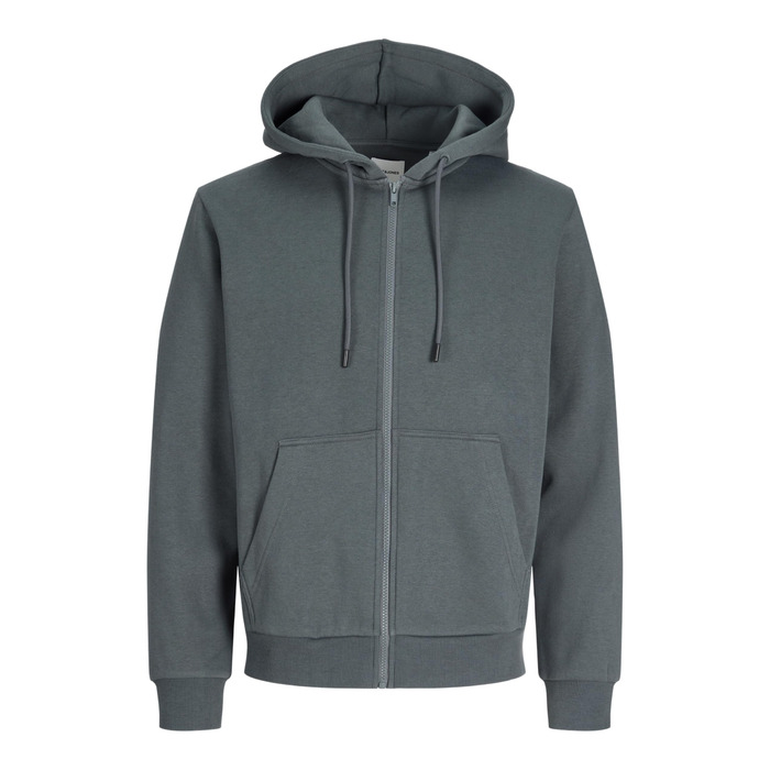 Чоловіча однотонна куртка-худі JACK & JONES Smart Casual, розмір L, колір Turbulence