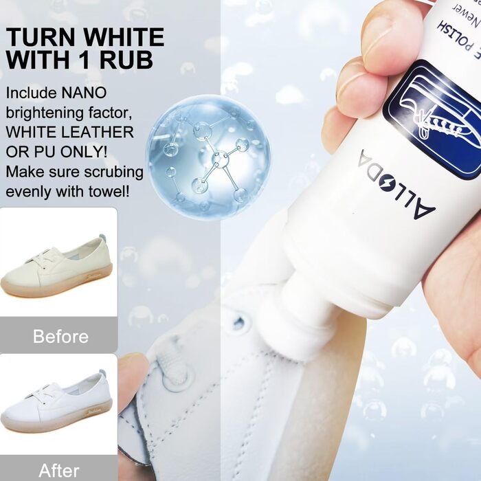 Shoe Cleaner + Shoe Brightener, Sneaker Cleaner, Shoe Cleaning Set, Alloda