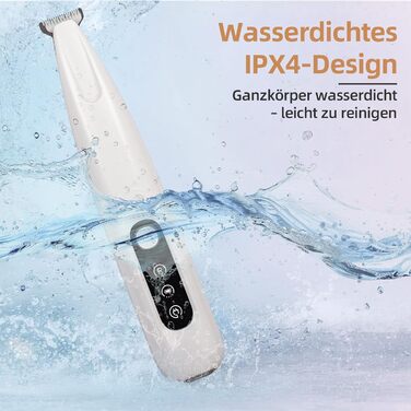 Триммер для собак ALL FOR PAWS з LED-підсвічуванням – 18 мм, тихий (35 дБ), водонепроникний (IPX4), USB, для догляду за лапами, вухами, обличчям та спиною