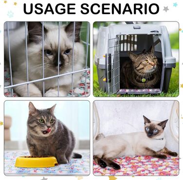 М'яка ковдра для морських свинок та маленьких собак Namalu: водонепроникна, з флісу, 60 x 40 см