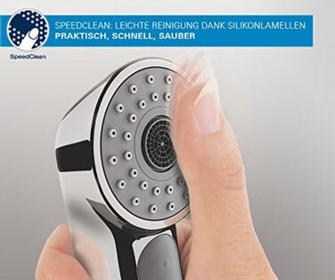 Grohe Tempesta 100 Shower and Shower System, chrome, 27597001 (Shower rod set 900mm, 2 spray patterns, 2 spray patterns)