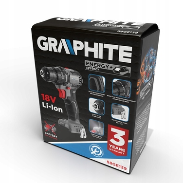 Акумуляторний шурупокрут GRAPHITE 18 В ZEST_2856