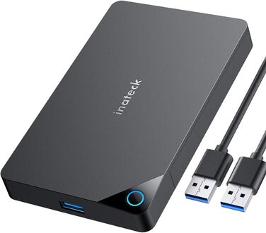 Корпус для жорсткого диска Inateck 3.5 USB 3.0: Зовнішній корпус HDD/SSD з підтримкою UASP та живленням 12V/2A (2.5/3.5 дюйми)