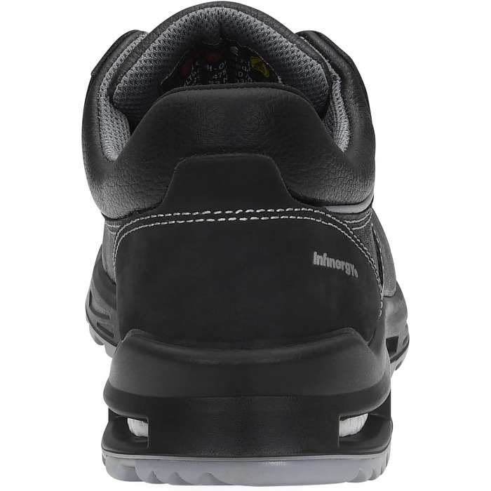 Робочі черевики ELTEN Reaction XXT Low ESD S3S, шкіряні, для жінок та чоловіків, з пластиковою капою, легкі, міцні, 46 EU