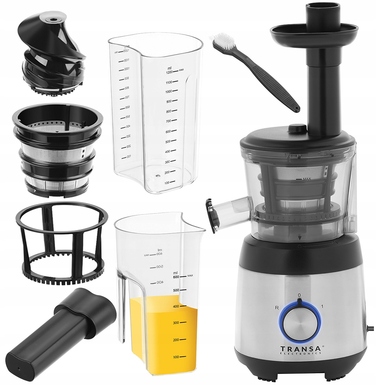 Вертикальна повільна соковижималка Transa Electronics JuiceWell, 400 Вт