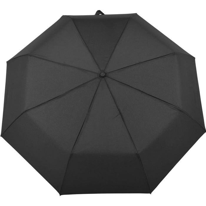 iX-brella великий парасолька з фібергласу 104 см з кольоровими двошаровими спицями - чорно-зелений (чорно-оранжевий)