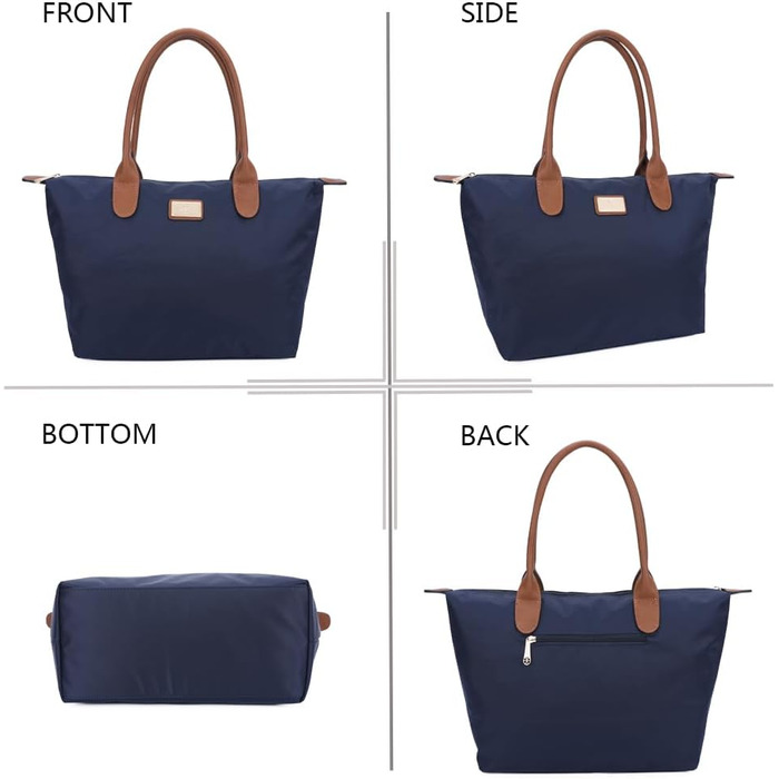 Сумка жіноча Gallantry Paris Shopper D.blauw - шкіряний вигляд, сумка через плече