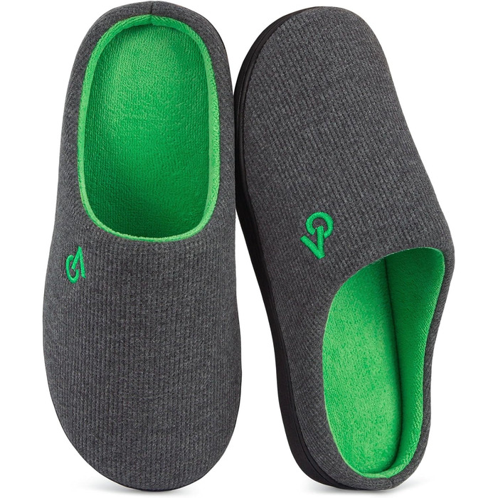 Чоловічі халапи VeraCosy з пам'яті піни, двоколірні, 44/45 EU, зелені