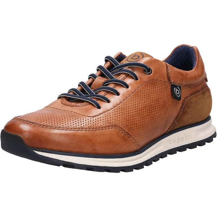 Чоловічі низькі кросівки Bugatti 42 EU, колір Cognac (бурштиновий)