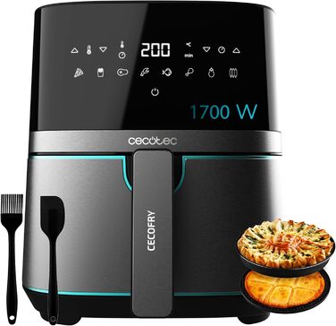 Фритюрниця Cecotec Cecofry Full Inox 5500 Pro 5.5 л, 1700 Вт, без масла, PerfectCook, з аксесуарами, нержавіюча сталь
