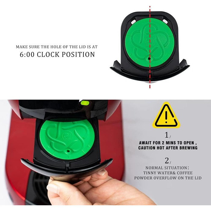 Багаторазові кавові капсули Icafilas для кавоварок Dolce Gusto, набір з 2 капсул, тампер, ложка та щіточка для очищення, екологічні аксесуари для приготування кави