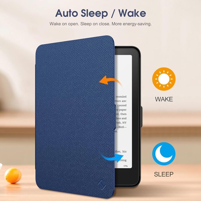 Чохол Fintie для Kindle Paperwhite 12-го покоління (2024/2025) - авто-сон/пробудження, Marineblau