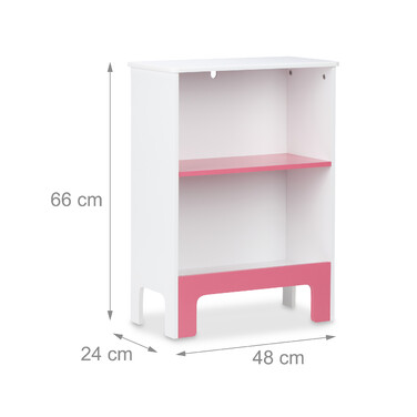 Relaxdays Kids' Shelf with 2 Compartments